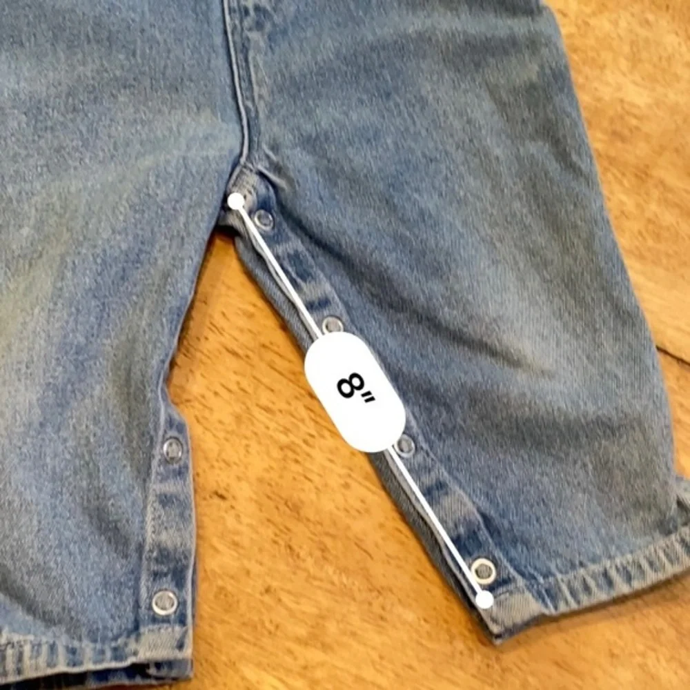 Vintage Old Navy‎ Unisex 12-18 month 100% Cotton Denim Jean Overalls